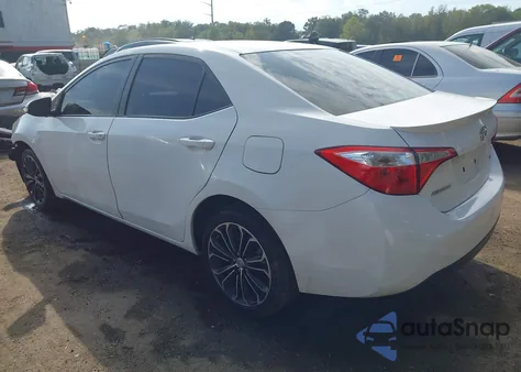 2016 Toyota Corolla S Plus z USA, uszkodzony, nr VIN 5YFBURHE6GP400601
